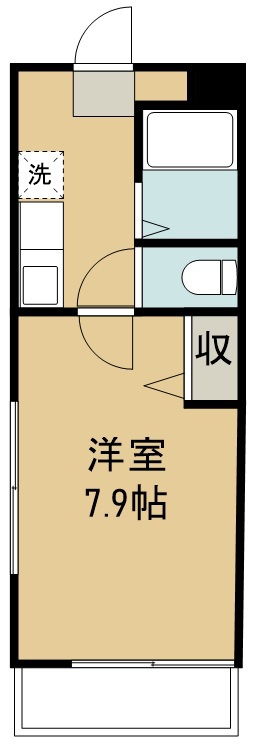 レジデンスつばさ 301号室 間取り
