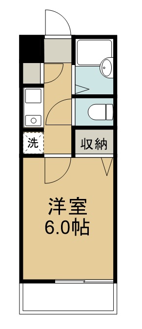 グリーンフォレストあさみ 107号室 間取り