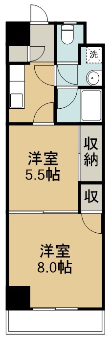 レジデンスタナカⅢ 302号室 間取り