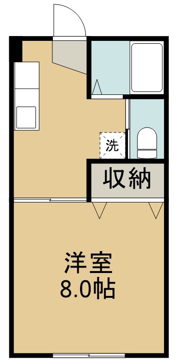 フレグラント東仙台 203号室 間取り