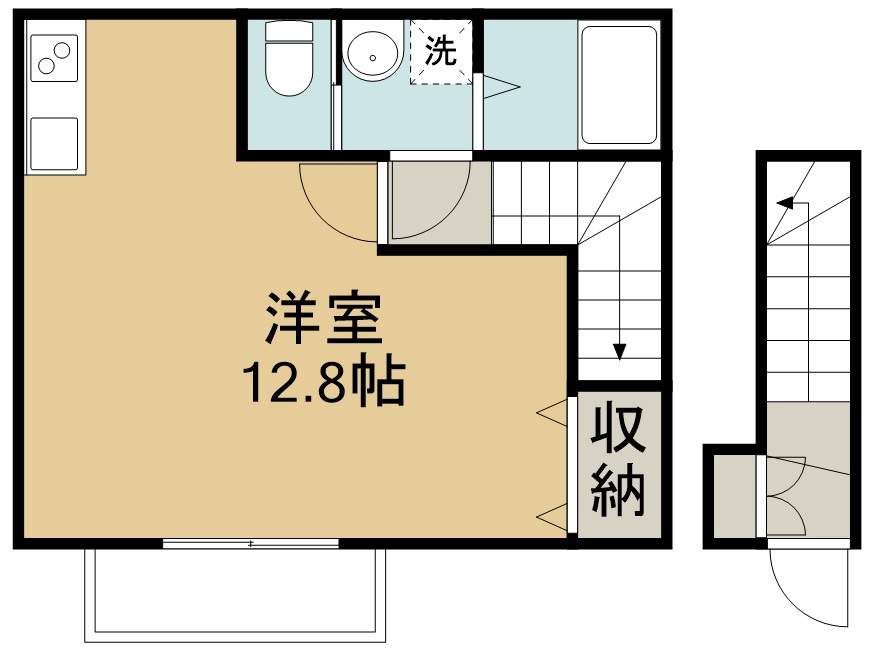 ＣＩＴＹ福田町 203号室 間取り