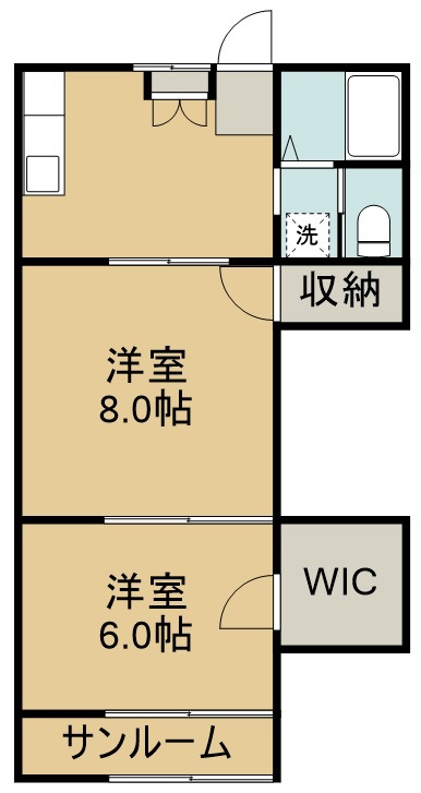 メゾン松崎 間取り図