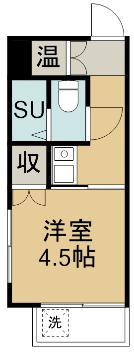 ホワイトハイツ 405号室 間取り