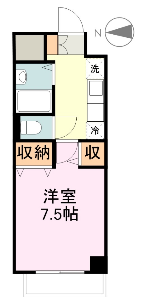 リバーシティ上杉 1205号室 間取り