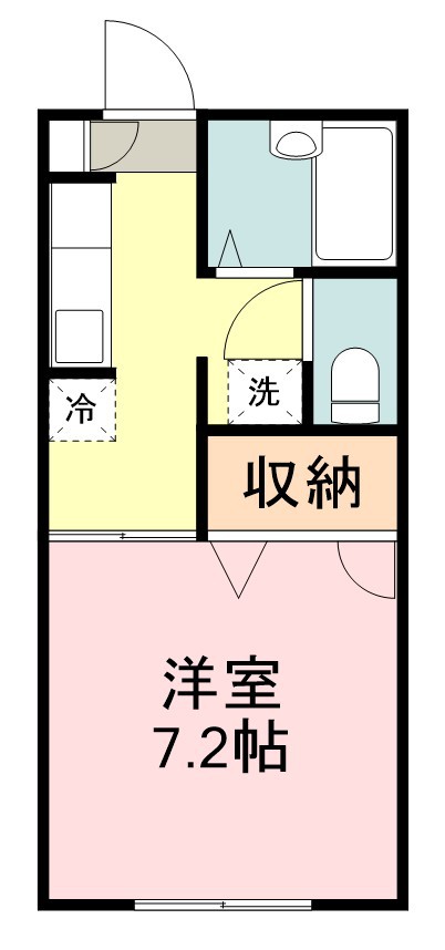 サン・メイプル 103号室 間取り