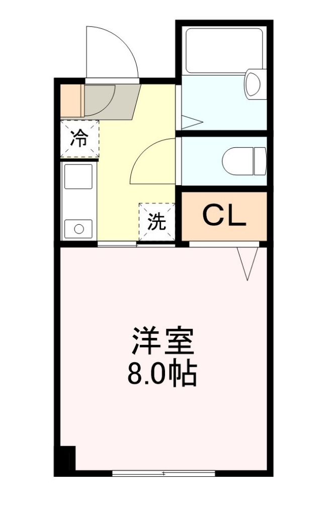 上杉ＫＫビル 403号室 間取り