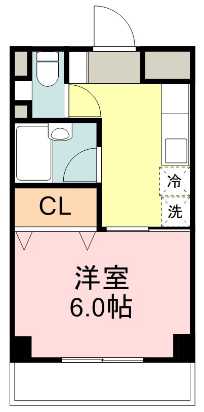 第３伊藤ビル１５ライフ 305号室 間取り