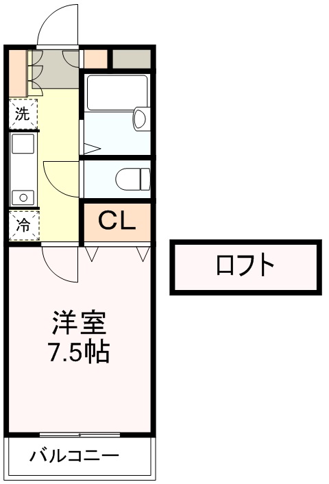 アクティブパレス旭ヶ丘 203号室 間取り