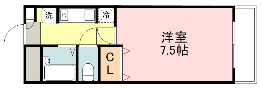 レジデンス芙美 403号室 間取り