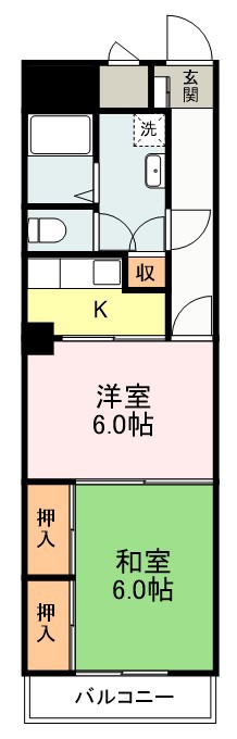 セントラルハイツ 間取り図