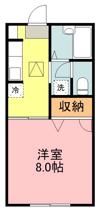 セフィラ・エイ・黒松 102号室 間取り