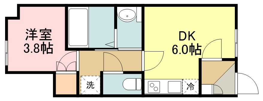 パール・ワンＡ 間取り図