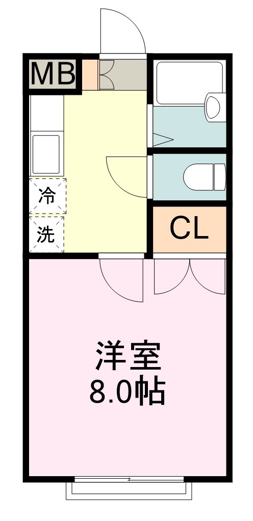 ファミールＭ 間取り図