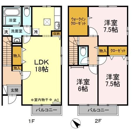 ローズモア　A 間取り