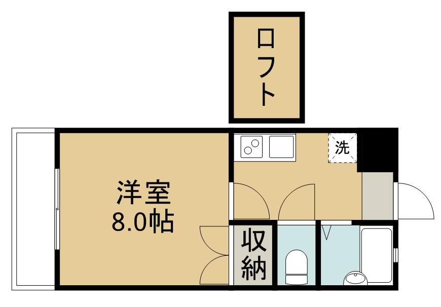仙台白萩マンション 406号室 間取り
