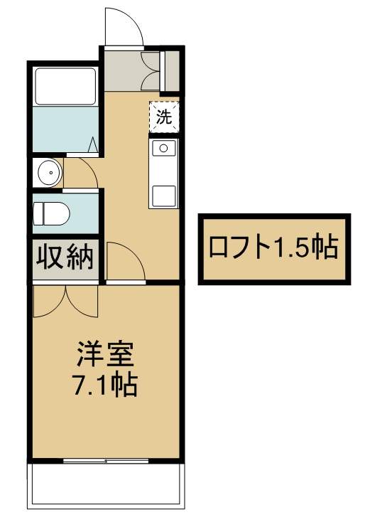 グランドスクエア高砂 303号室 間取り