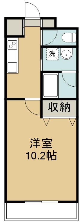 ルミエール 405号室 間取り