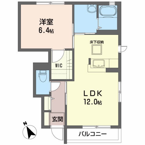 ヴェル・ファミーユ 間取り図