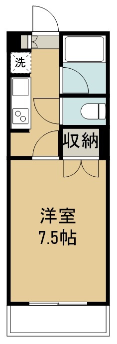 ブラーヴ中野栄 間取り図