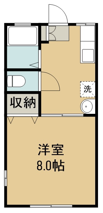 ＣＨ　ＢＯＢ 202号室 間取り