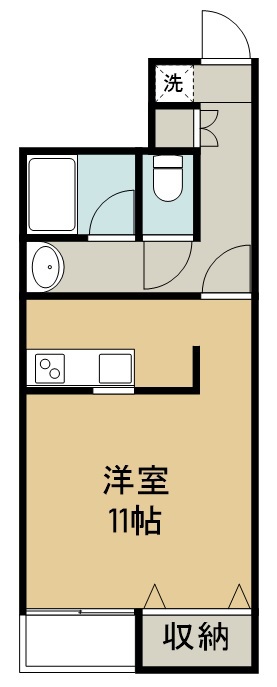 アスコット栄 間取り図