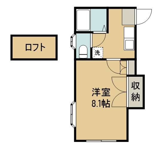 ホワイトキャッスル中倉９番館 間取り図