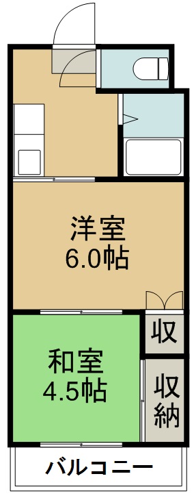 コーポラス中倉 間取り図