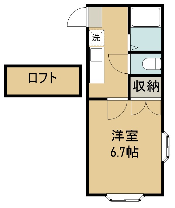 ホワイトキャッスル３６番館 間取り図