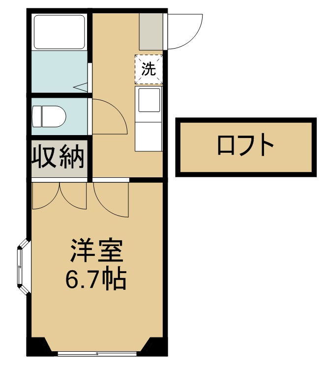 ホワイトキャッスル３６番館 間取り図