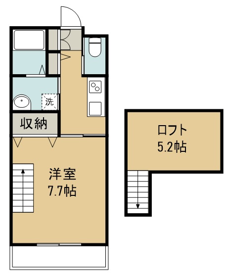 ブランニューⅠ番館 206号室 間取り