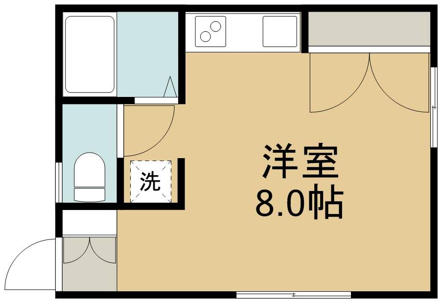 ビレッジ木ノ下 101号室 間取り