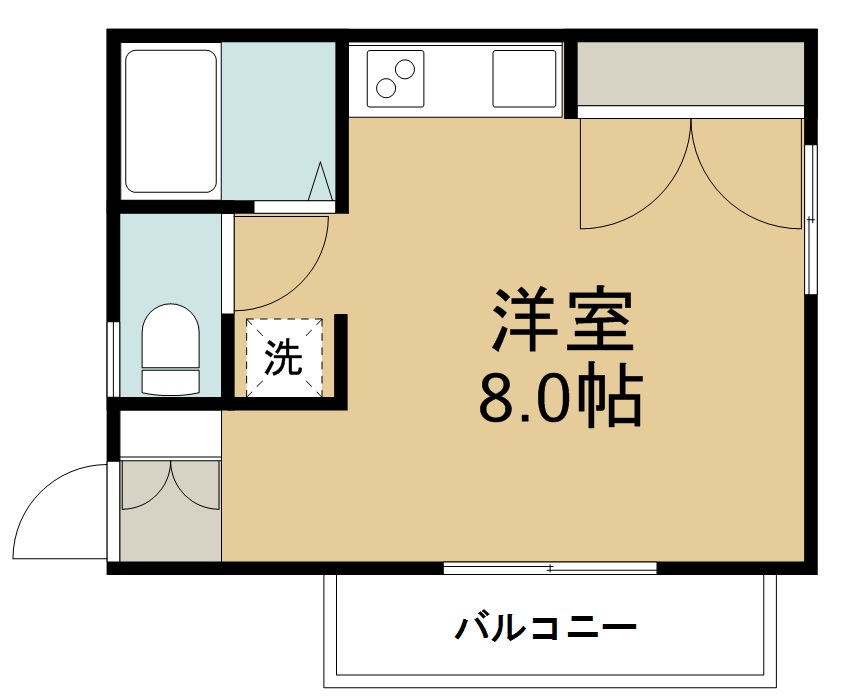 ビレッジ木ノ下 201号室 間取り