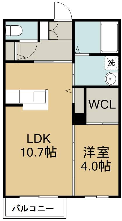 シャーメゾン保春院 206号室 間取り