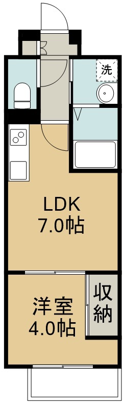 シェルグランデ六丁目 間取り図