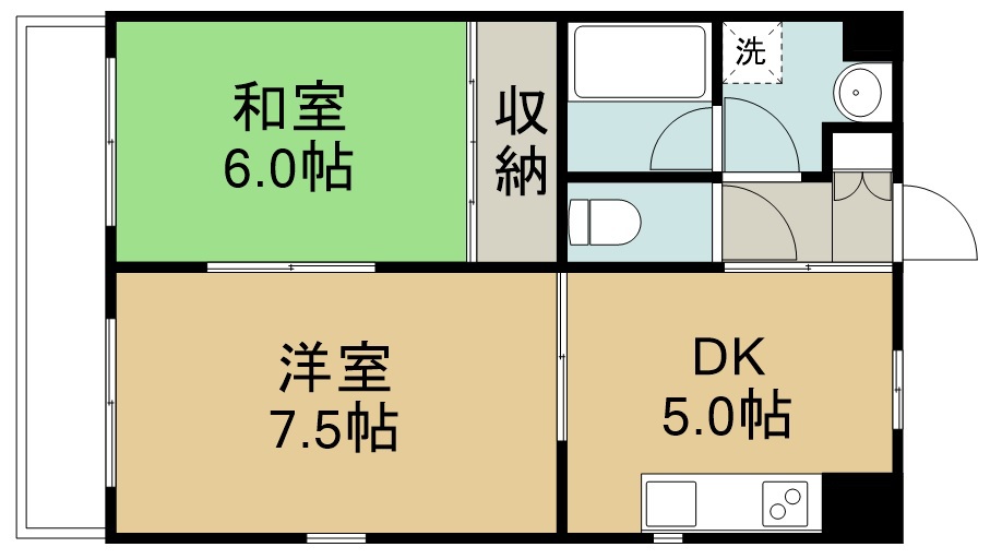 ボヌールⅠ 301号室 間取り