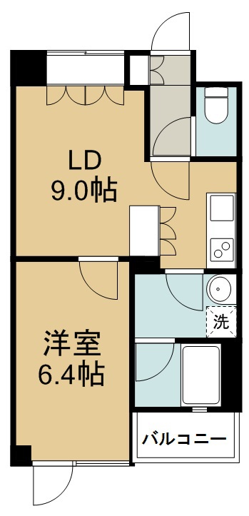 シティ連坊Ⅱ 間取り図