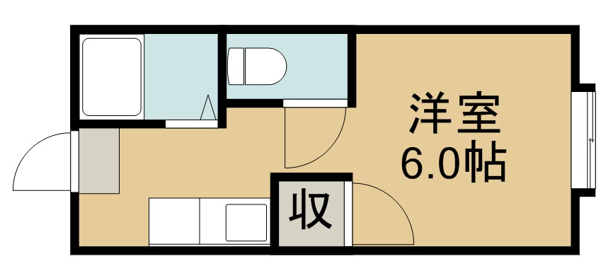 ビューパレス河原町 間取り図