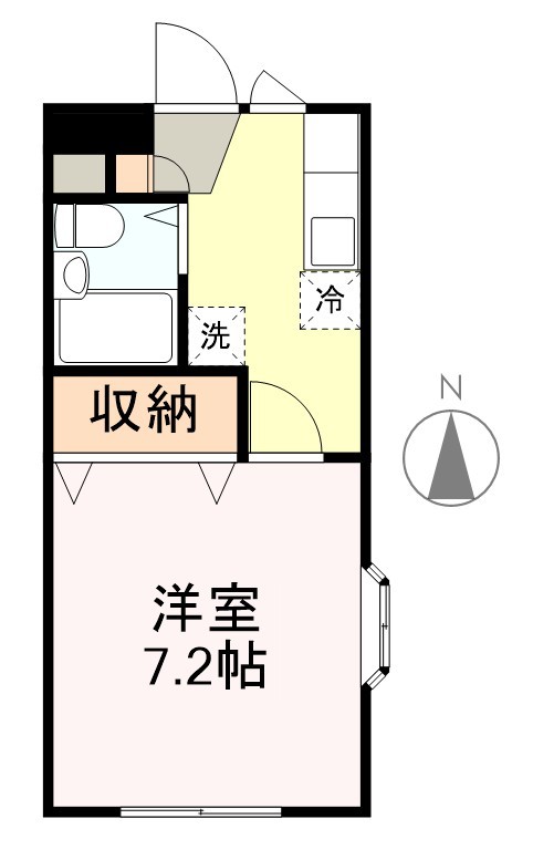ライブリー上杉 103号室 間取り