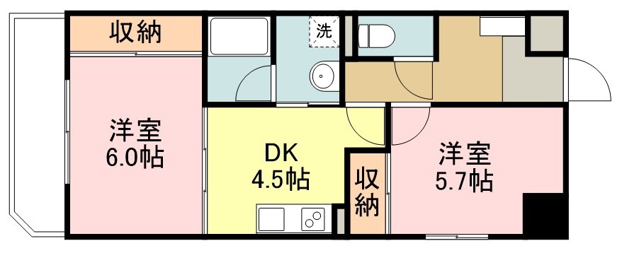 トロワフレール 間取り図