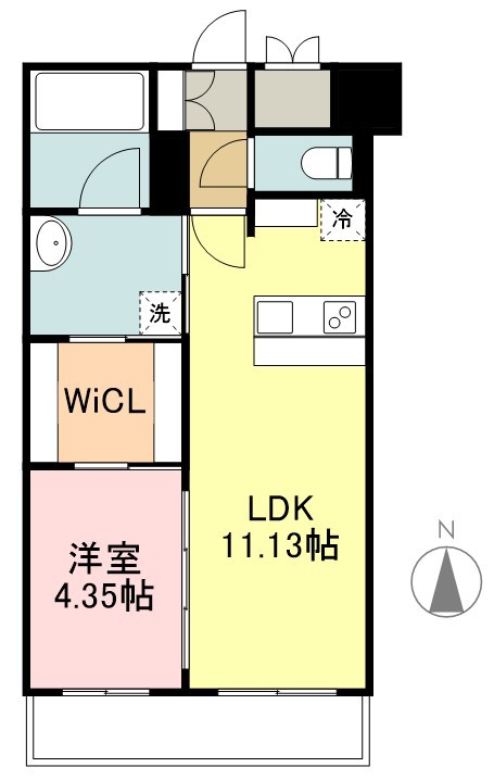 セントフィールド榴ヶ岡アネックス 間取り図
