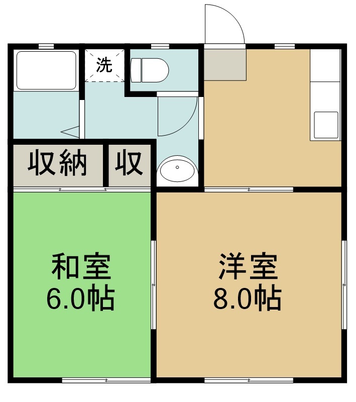 コーポＹＫ 間取り図