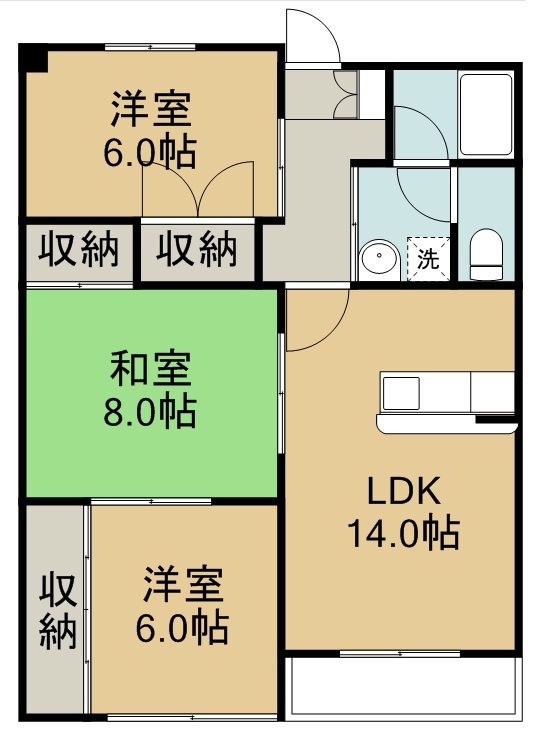第２二枚橋マンション 間取り図