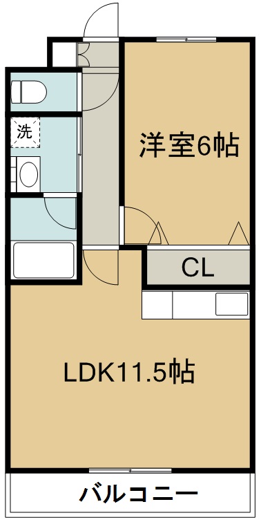 ハバードリーム３番館 間取り図
