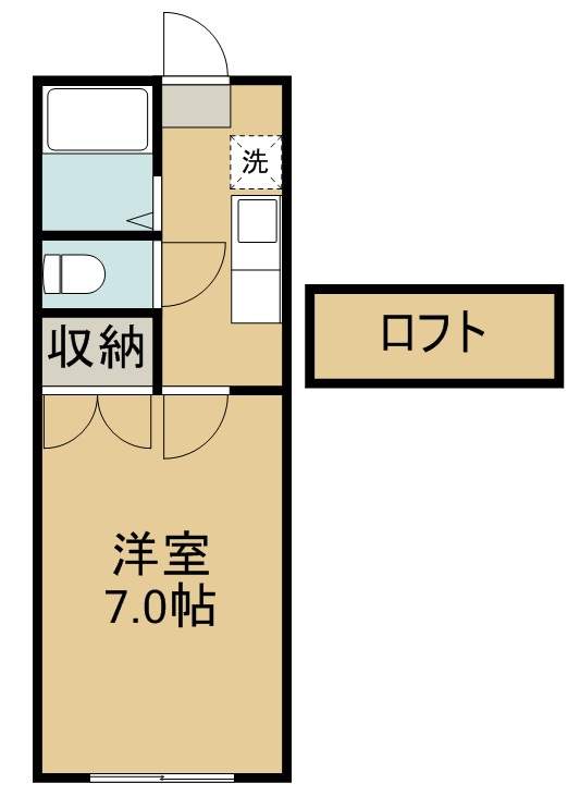 ホワイトキャッスル一本杉Ⅲ 間取り図