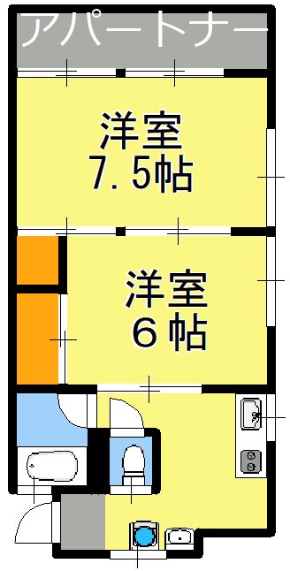 広木２丁目アパート 間取り
