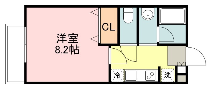 アスコット堤町 101号室 間取り