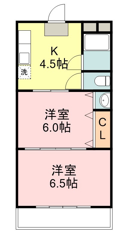 シエロ北四番丁 503号室 間取り