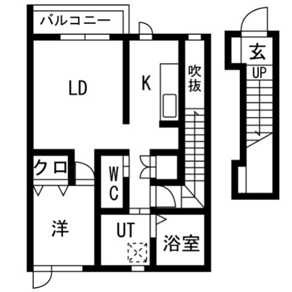グリューンS 間取り