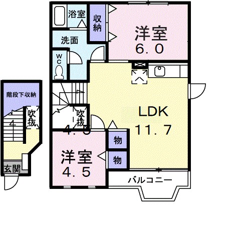 パルテールⅡ 間取り図