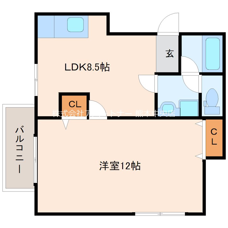 アルテハイム熊本  間取り